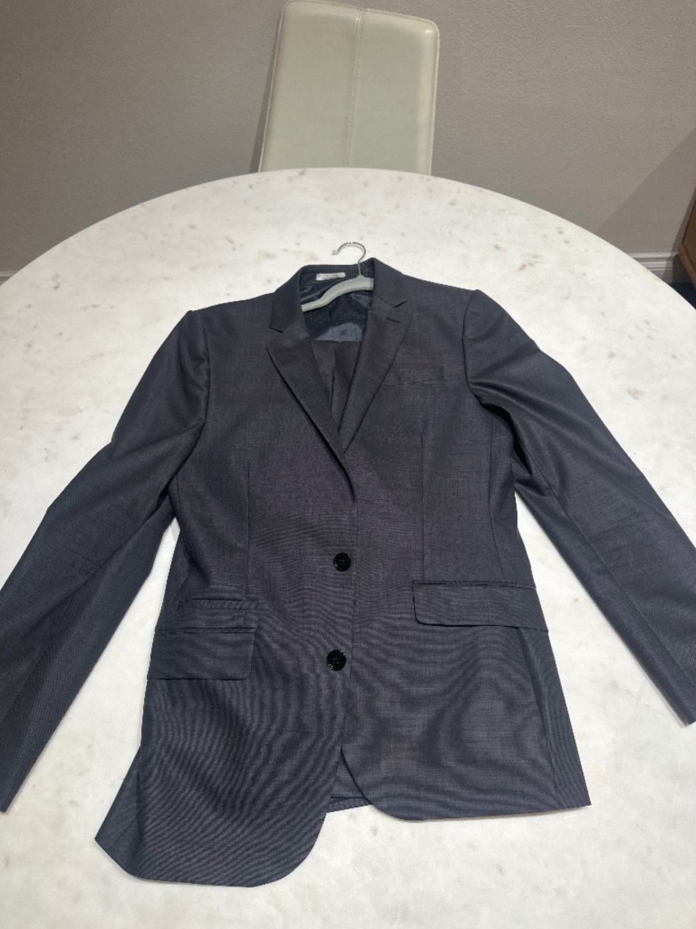 Express Photographer Suit Set. 38 R and 30/32 pants. Grey. Like New